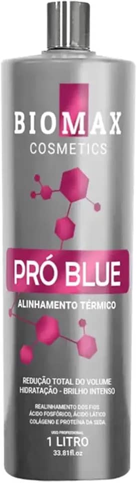 Escova Progressiva Pro Blue Biomax Alisamento Loiras 1lt