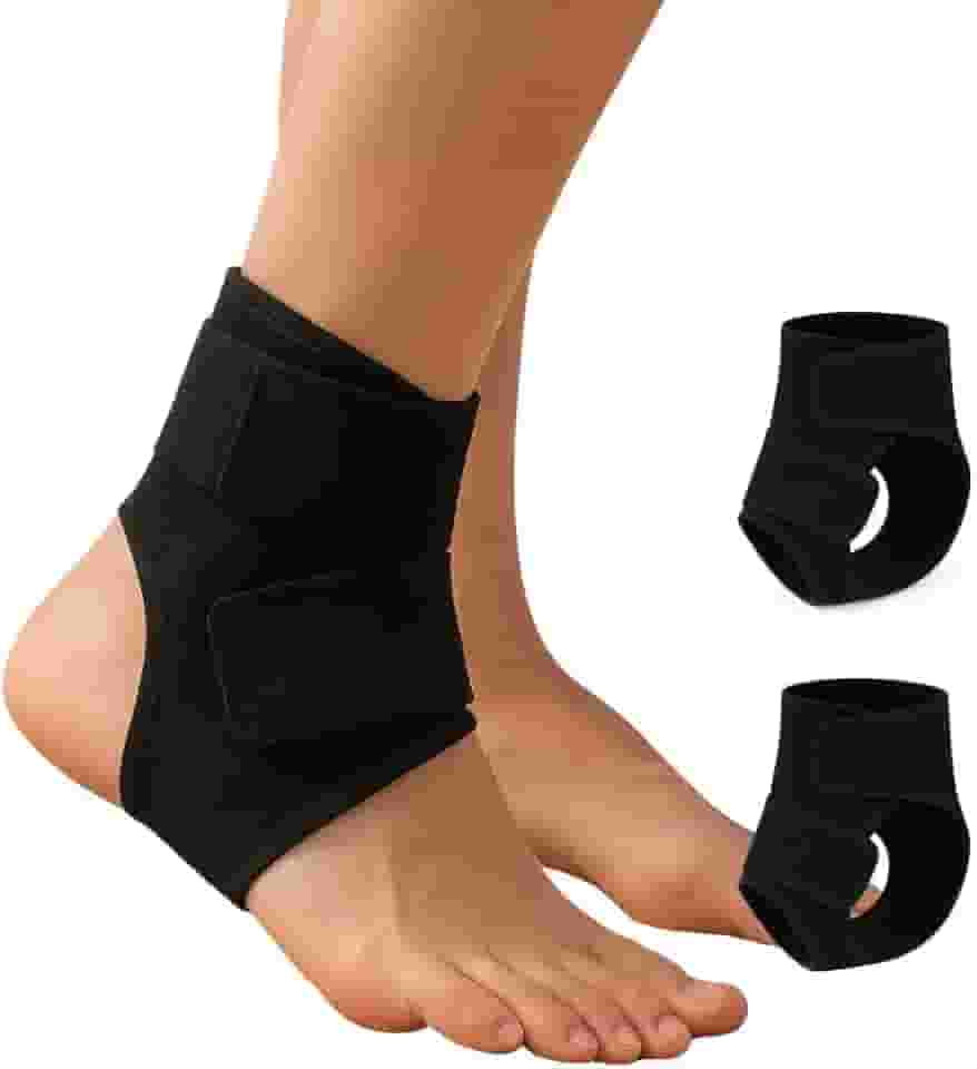 Tornozeleira de Suporte – Kit com 2 Unidades – Compressão, Estabilidade e Alívio para Entorse, Tendinite, Corrida e Treinos