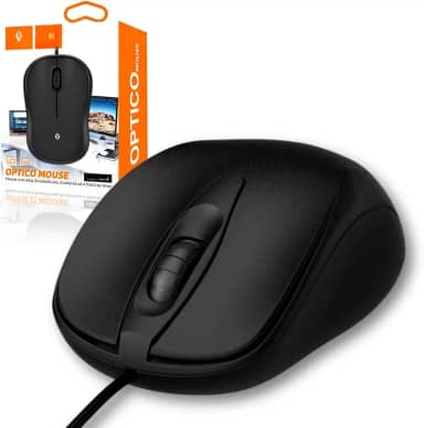 Mouse Com Fio USB 3.0 Optico Ergonômico, Compativel Com Notebook Computador Pc Desktop, Confortável e Preciso