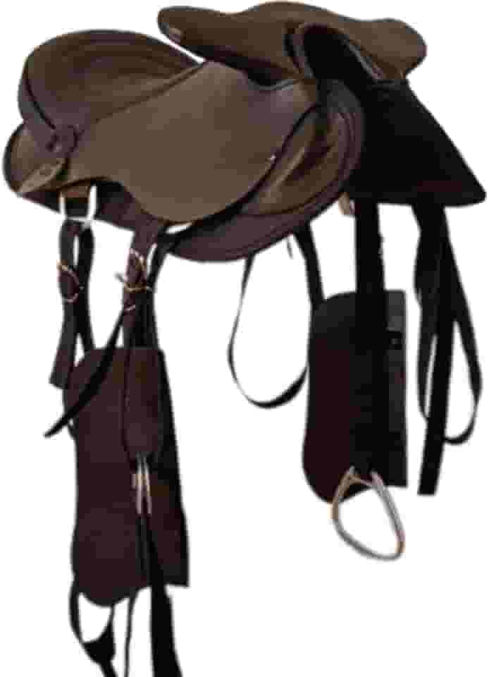 Sela com cabeça para trabalho, lida ou passeio completa Preta