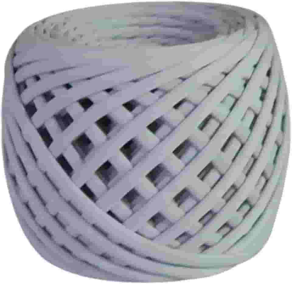 Fio de Malha Dalia Premium 500g – Espessura 33mm, Anti-Pilling, para Crochê, Tricô e Bolsas Artesanais (9006-Nevoa)