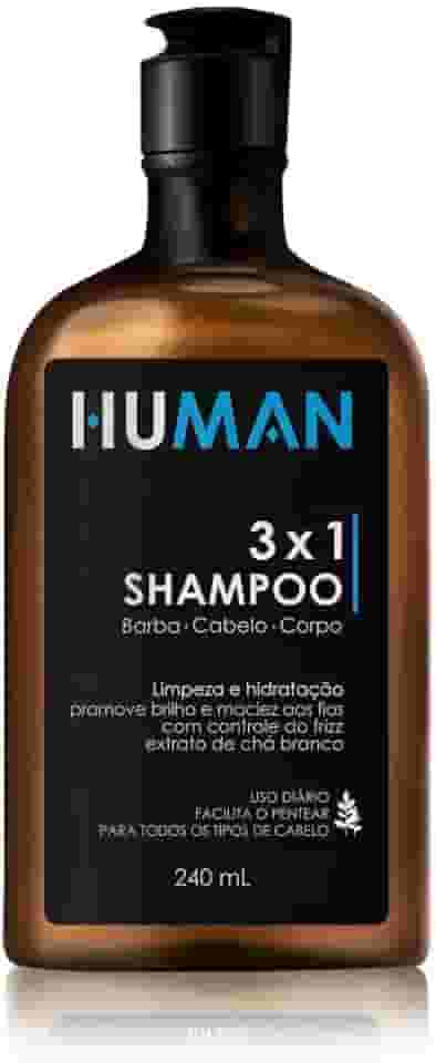 Shampoo 3 em 1 Human 240ml