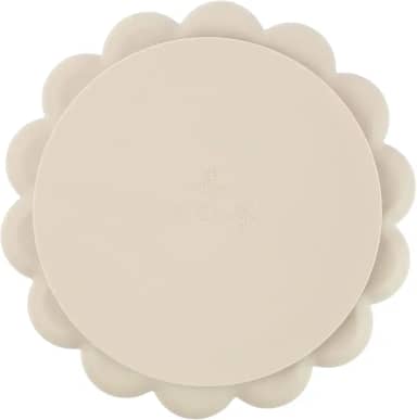 Clingo Prato De Silicone Com Ventosa Leão Fendi, Bege