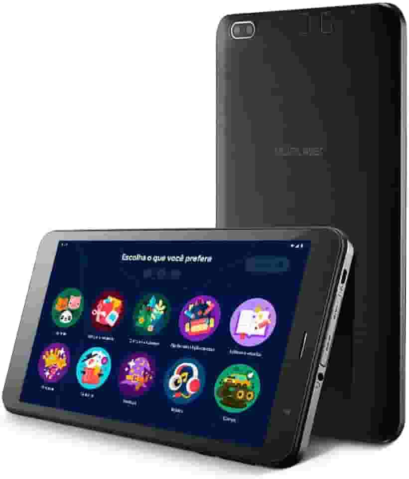 Multilaser Tablet M8 4G com Google Kids Space 32GB Tela 8 Quad Core Câmera 5MP Preto – NB344, 8 polegadas