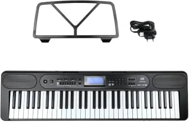 Teclado Musical 61 Teclas Sensitivas AZ KEYS SENSE KS61BT Preto com Bluetooth