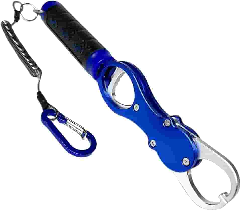 GENERICO, ALICATE CONTENÇÃO BOGA GRIP PEGA PEIXE AZUL COM PINÇA BALANÇA 18KG
