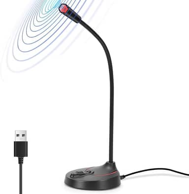 Microfone de Mesa, Microfone Pc, Microfone Usb, Microfone Condensador