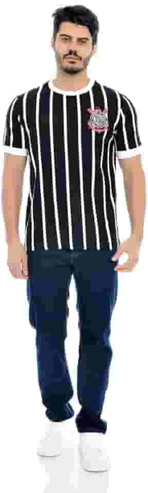 Camisa Corinthians Listrada Retrô Democracia, Masculina