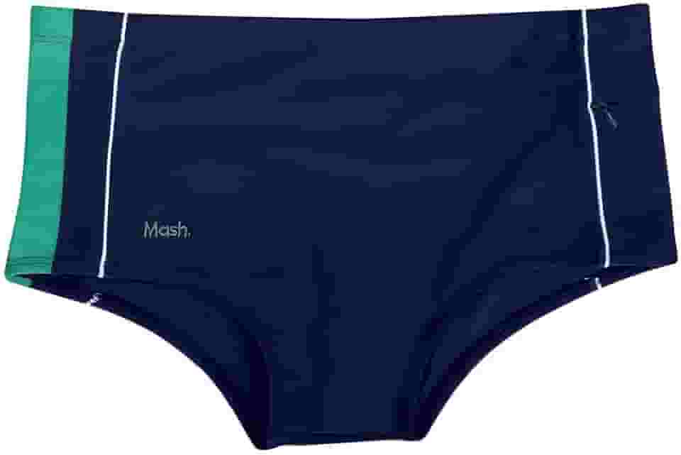 Sunga Mash Lisa Com Recortes e Bolso Azul marinho Gg