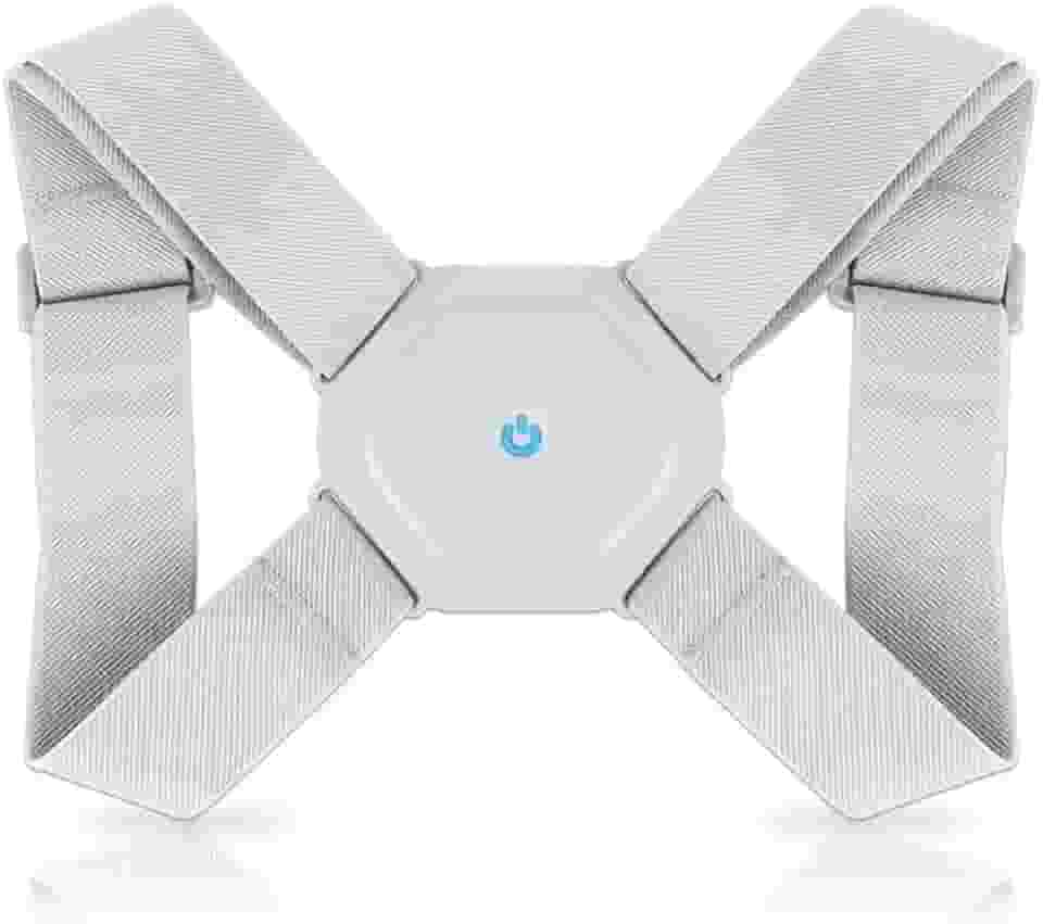 Corretor de Postura Inteligente Vibratório Recarregável com Sensor de Alinhamento Automático – Alça Ajustável, Unissex, Bateria de Longa Duração