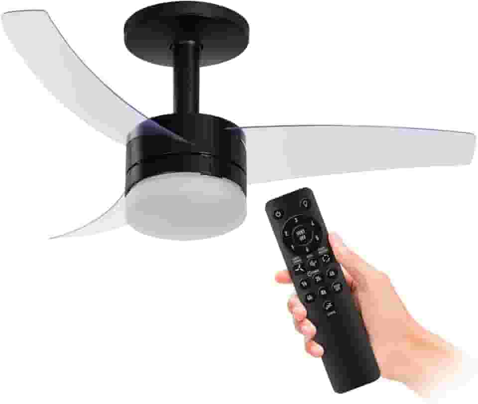 Ventilador de Teto Arno Ultimate Bivolt Preto VX14, 150W, Controle Remoto, 6 Velocidades, 4 Funções e Iluminação para 2 Lâmpadas