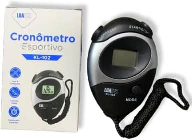 Cronômetro Digital para Treino Funcional, Futebol, Boxe, Crossfit, Preto