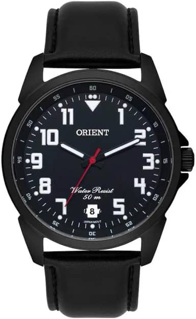 Relógio Masculino Orient Prova D'agua Pulseira de Couro Garantia de 1 ano Mpsc1009 p2px