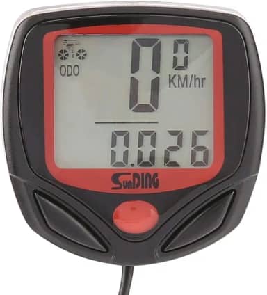 Velocímetro e Odômetro Digital com Fio para Bicicleta - Monitor de Velocidade e Distância para Ciclistas