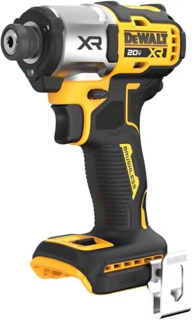 DEWALT Chave de impacto 20V MAX XR, sem escova, 1/10.2 cm, 3 velocidades, apenas ferramenta simples (DCF845B), amarelo, preto