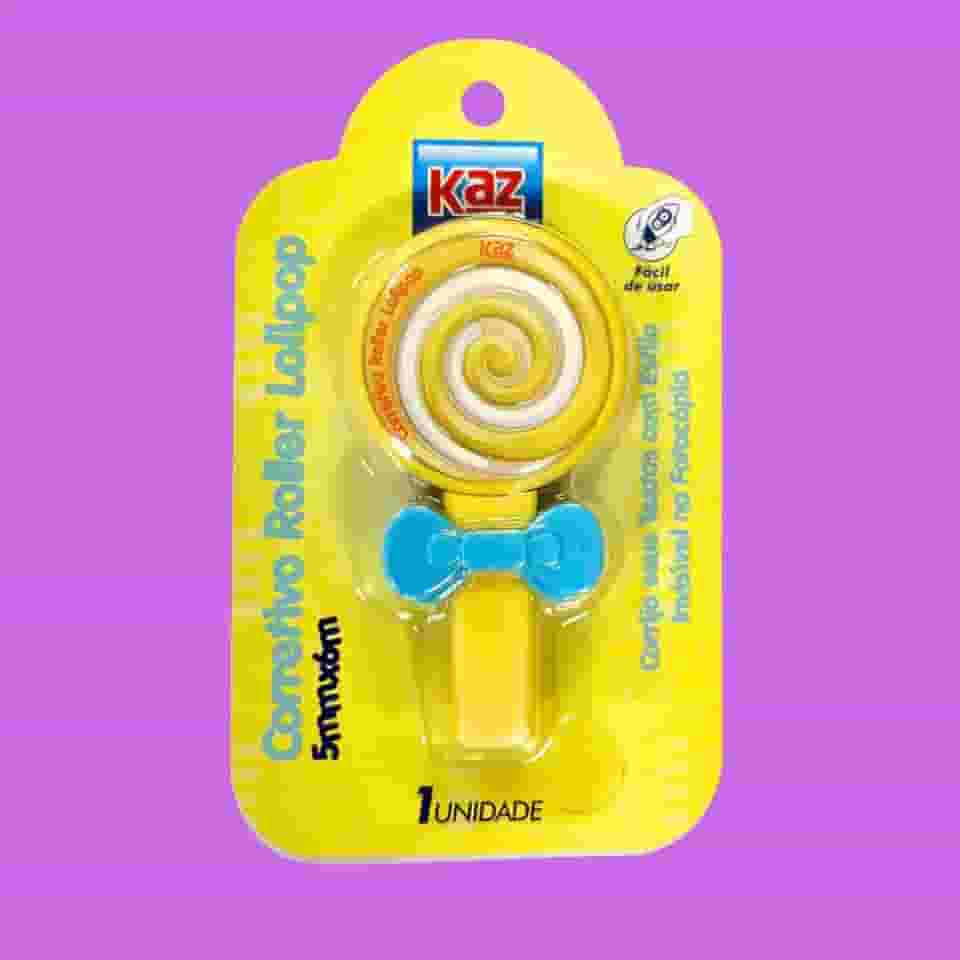 Corretivo Roller Lolipop - KAZ (Amarelo)