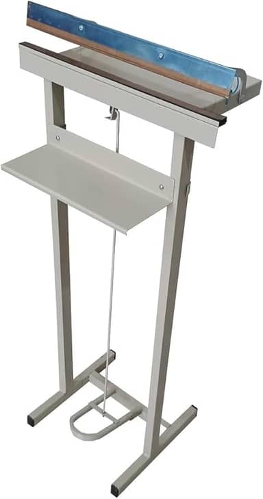 Genérico Seladora de Pedal bivolt para Embalagens Plásticas de até 40cm, Manual, Bege