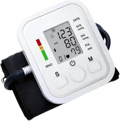 Medidor De Pressão Digital Esfigmomanometro Aparelho De Pressao Digital Elétrico De Braço - Modelo Premium.