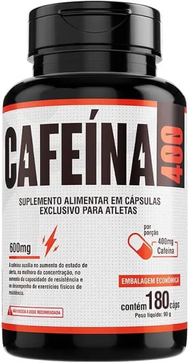Floral Ervas do Brasil, Cafeína 400 Embalagem com 180 cápsulas 400mg/dose de 2 cáps.