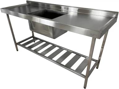 Pia de Aço Inox Industrial Nortinox 120x60x90 cm