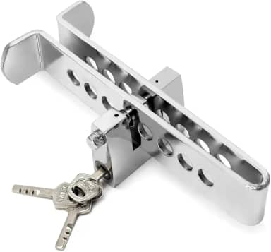 Trava com Cadeado para Pedal de Freio ou Acelerador, Proteção contra Roubo de carros, caminhões, pickups, vans anti-furto