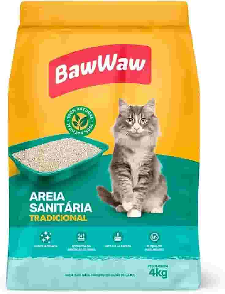 BAW WAW AREIA SANITÁRIA PARA GATOS 4kg