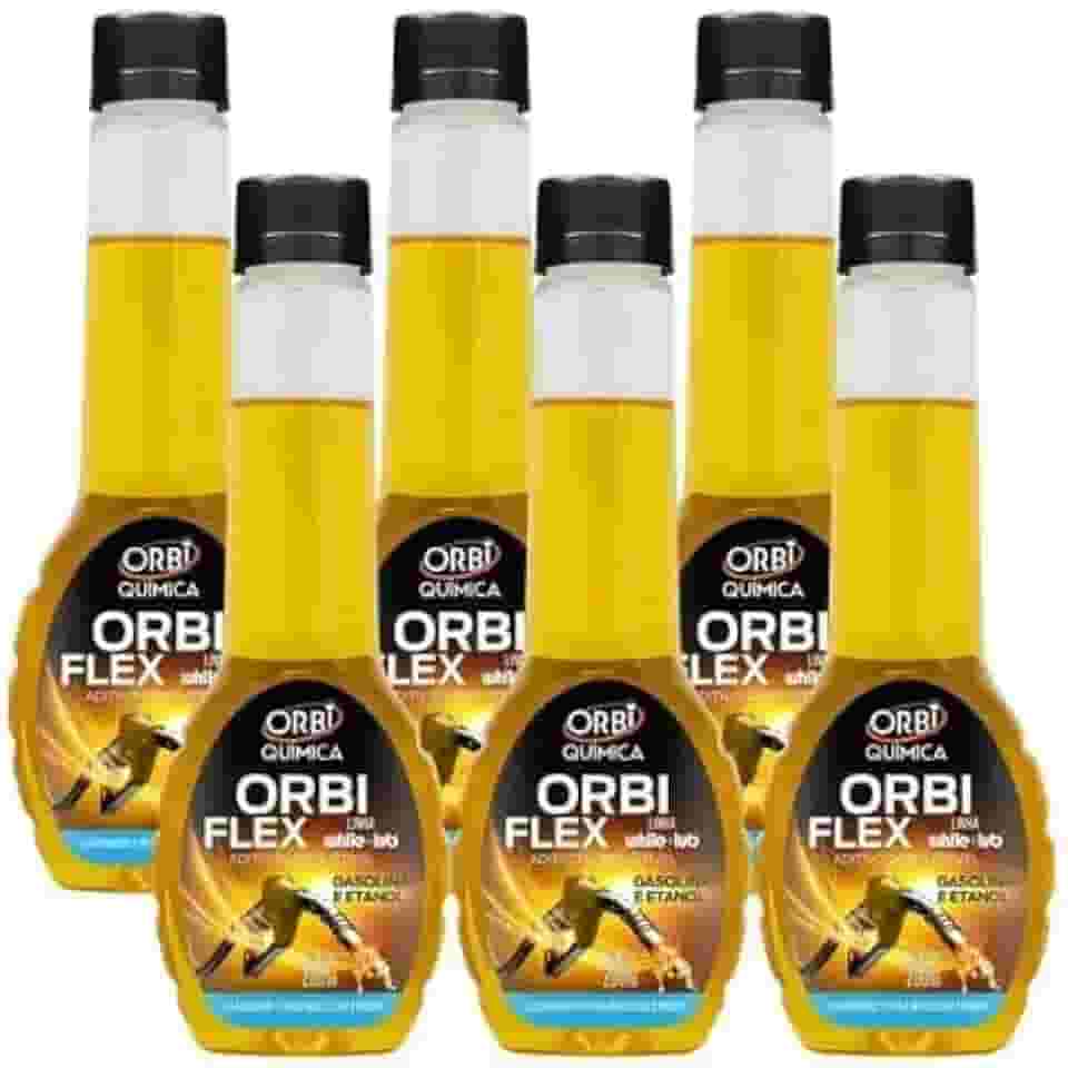 KIT 6 ADITIVOS PARA COMBUSTIVEL PARA VEICULOS FLEX, GASOLINA, ALCOOL, ETANOL, LIMPA SISTEMA INJECAO E CAMARA COMBUSTAO, AUMENTA A OCTANAGEM, REDUZ CONSUMO E A EMISSAO DE POLUENTES 200ML