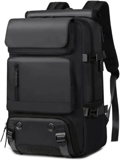 Mochila Masculina Grande Reforçada para Notebook e Laptop – Impermeável, Executiva, Trabalho, Viagem, Mala de Mão, Escolar, Casual, Portátil, Resistente, Organizada e Unissex