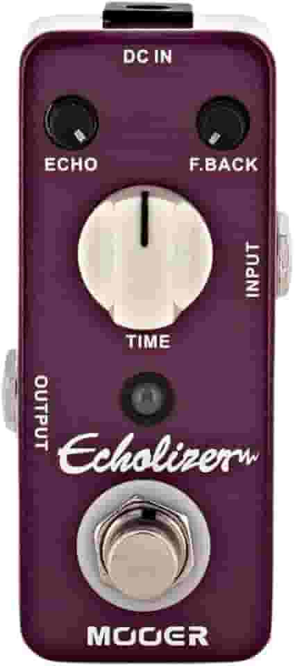 Mooer Pedal Delay Digital MDL3 | para Guitarra, Delay Limpo com Controle de Time, Feedback e Level, True Bypass, Compacto, Alimentação 9V DC