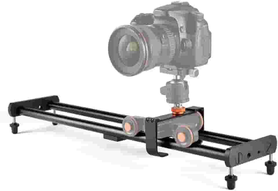 Slider da Câmera Motorizada, 62 Cm de Alumínio Ajustável da Câmera Trilhos de Vídeo Slider de Vídeo Estabilizador para Câmera SLR Sem Espelho