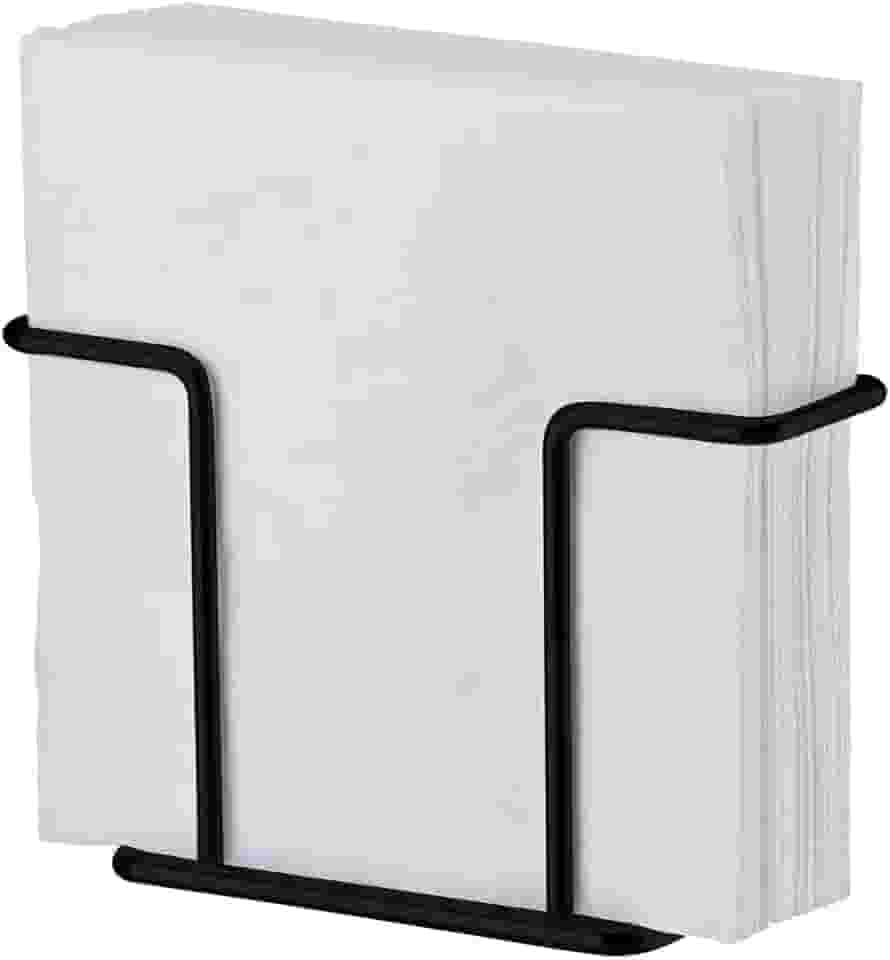 Porta guardanapos pequeno preto fosco - Linha Caffè - Future