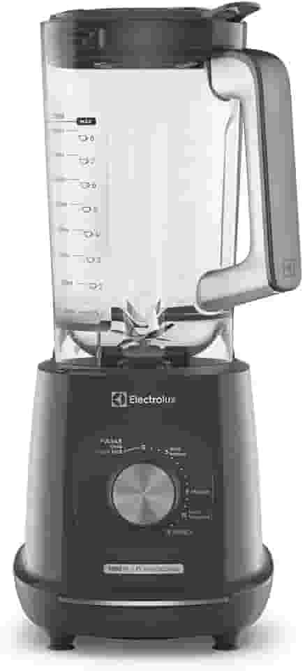 Liquidificador Electrolux 1500W 3,2L Pulsar 3 em 1 15receitas pre-programadas Efficient com TriForce 15 Velocidades Cinza EBL1500 127V