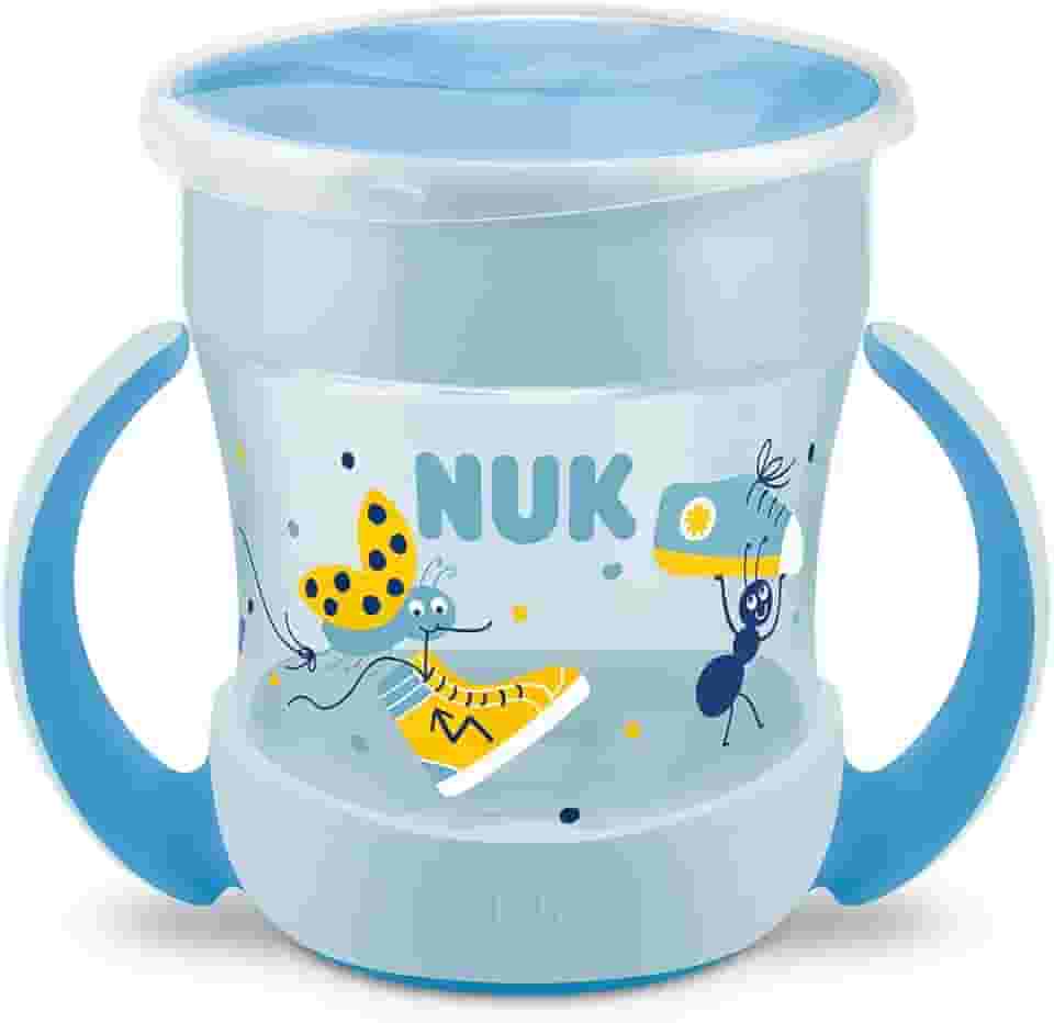 NUK Copo Mini Magic Cup 360º Com Alça Evolution 160Ml – Boy Azul