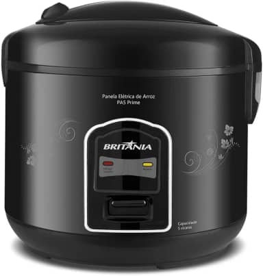 Panela Arroz, PA5 Prime, 400W, Preta, 110v, Britânia