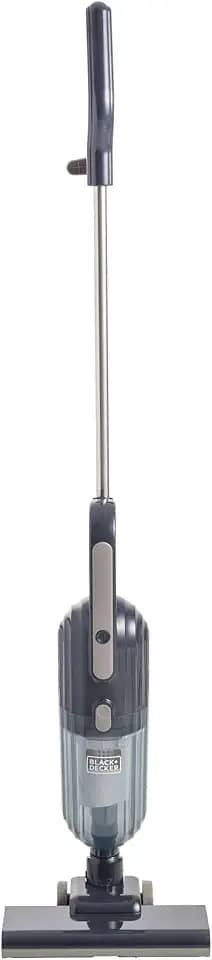 BLACK+DECKER Aspirador de Pó Vertical 2 em 1, Aspirador Ciclônico de Longo Alcance, Acompanha Bocais para Cantos e com Escovas, Modelo AV15, 110V