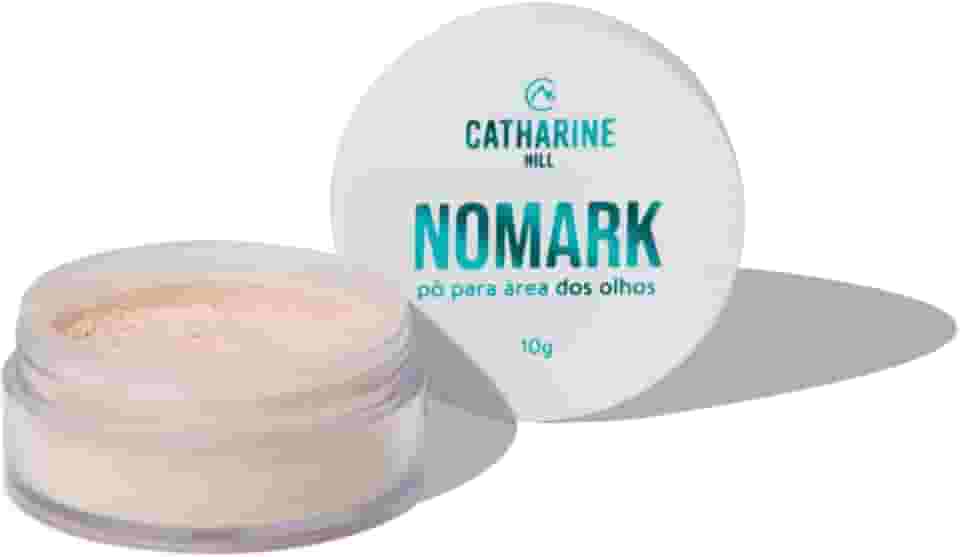 Catharine Hill - Pó Translúcido Área dos Olhos Nomark - | Ultrafino, Fixa o Corretivo, Ilumina Naturalmente, Suaviza Linhas Finas – Acabamento Leve e Radiante - Cor 06