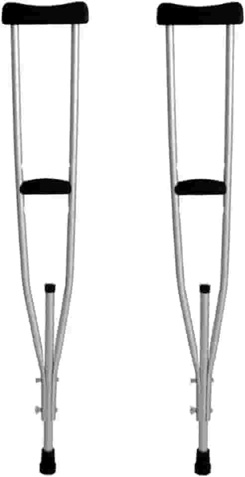 Muleta Axilar Alumínio Com Regulagem Tamanho M Indaiá - Par