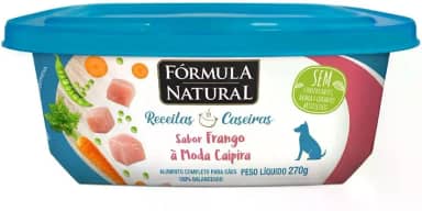 Fórmula Natural Ração Úmida Para Cães Sabor Frango À Moda Caipira 270G