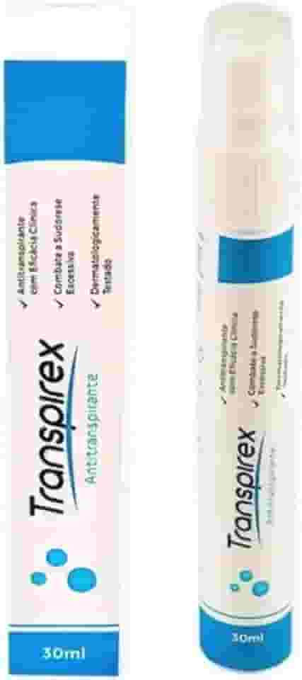 Desodorante Transpirex 30ml para corpo Antitranspirante, Inodor