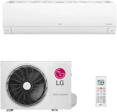 Ar-condicionado Lg Dual Inverter Voice 9000 Btus Quente e Frio Branco S3-w09aa31c - 220v