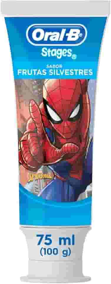Pasta de Dente Oral-B Stages Frozen/Spiderman,1 Unidade 100g (Embalagem pode variar)