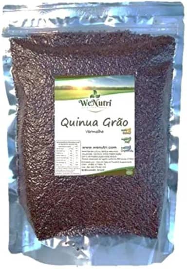 Quinoa Quinua Vermelha em Grãos Peruana 1kg Wenutri