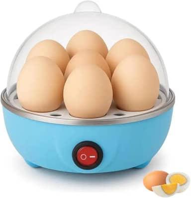 Cozedor de Ovos Elétrico 220V de Cozinha a Vapor (Azul)