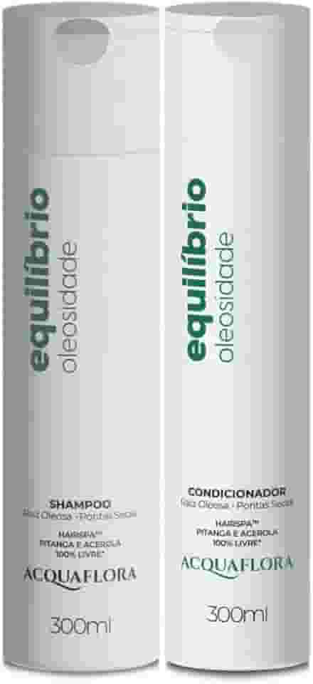 Kit Shampoo e Condicionador Equilíbrio Oleosidade - Raiz Oleosa, Pontas Secas | Acquaflora