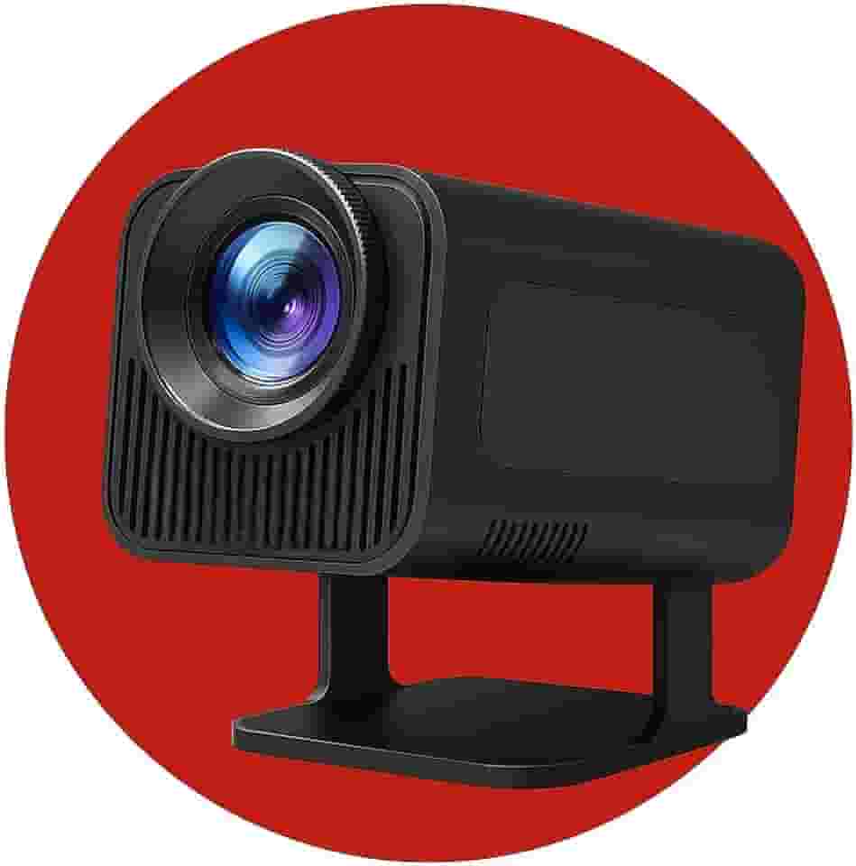 Projetor Portátil Hy320 Grande Full Hd 1080p Smart Wifi 4k Preto– Cinema em Casa, Imagem Nítida e Conectividade Avançada