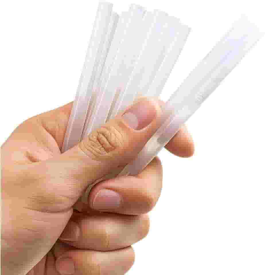 Bastão de Cola Quente Transparente 7mm x 18cm – Kit 10 Unidades Alta Aderência e Durabilidade para Artesanato, Reparo, Madeira, Papel e Plástico – Compatível com Pistola de Cola Quente 7mm Universal