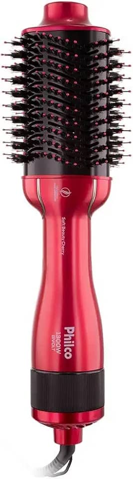 Escova Secadora Philco PEC13 4 em 1 Soft Beauty Cherry Bivolt