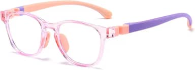 Armação de óculos infantis sem receita médica para meninas, lentes Llear