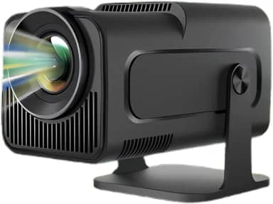 Projetor Portátil HY320 HD com Android, Resolução 1080P, 300 Lúmens ANSI, Wi-Fi Dual Band, Compacto, Leve e Ideal para Cinema em Casa ou Apresentações - Multilíngue e Alta Fidelidade