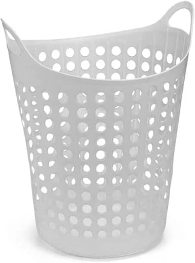 Cesto De Roupas Flexivel 44lts Arthi Branco